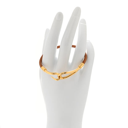 Hermes Natural Bridle Jumbo Hook Bracelet Bouton 2 of 7