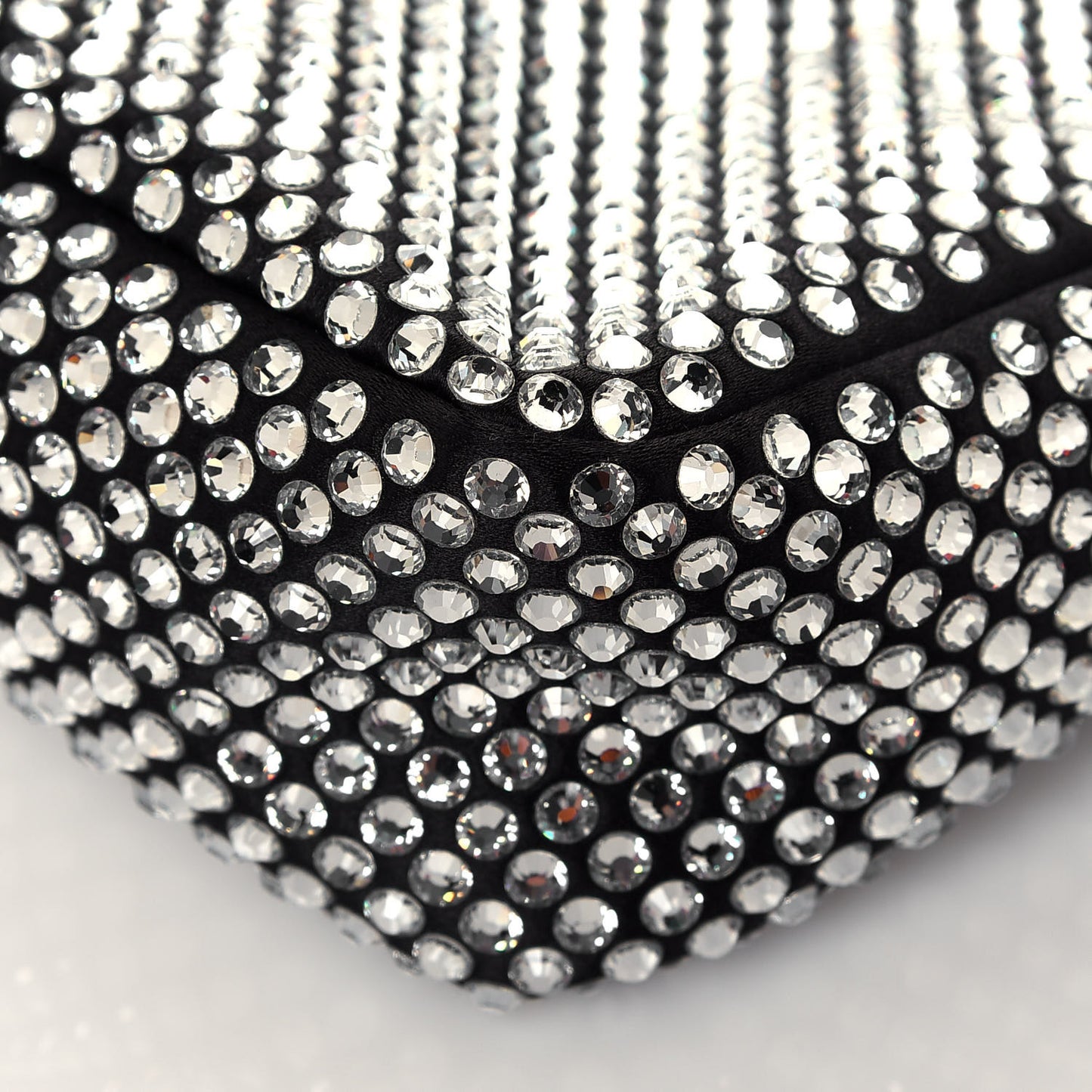 Satin Crystal Mini Re-Edition 2000 Bag Cristal