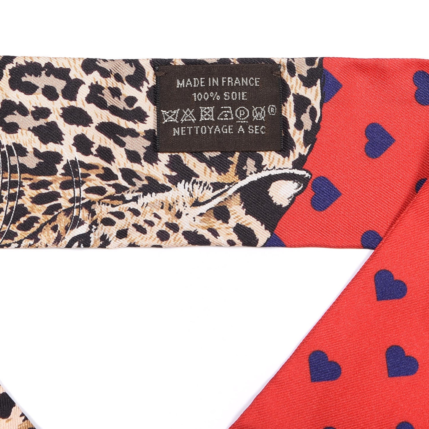 Silk Jungle Love Love Twilly Rouge Marine Fauve