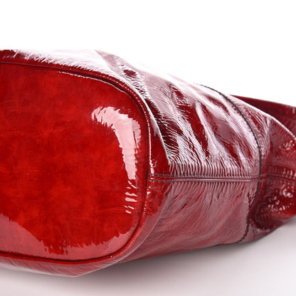 Givenchy Crinkled Patent Calfskin Medium Nightingale Red 7 of 14