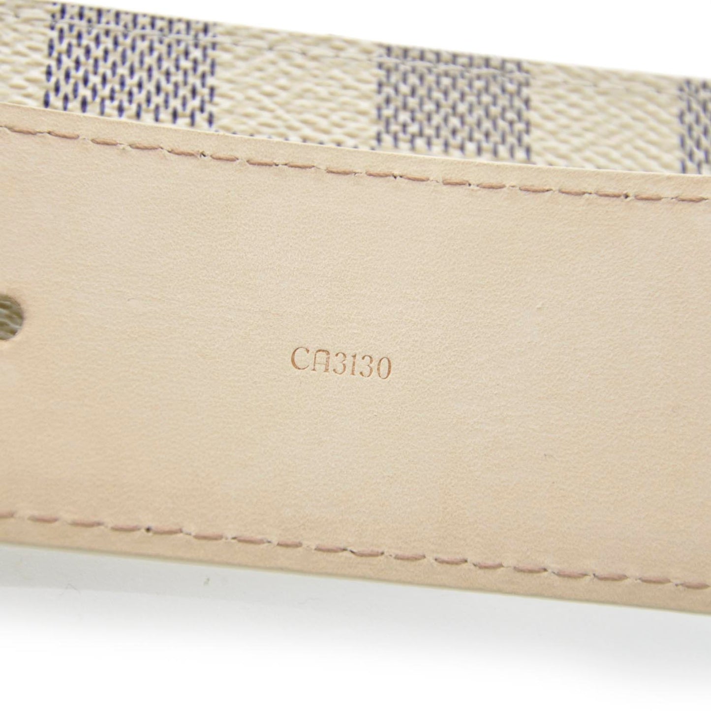 Damier Azur LV Initiales Belt 80 32