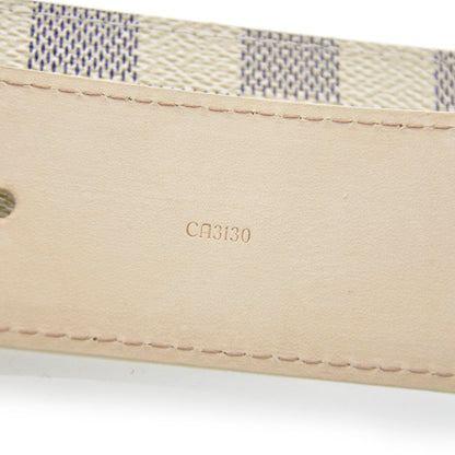 Louis Vuitton Damier Azur LV Initiales Belt 80 32 3 of 5