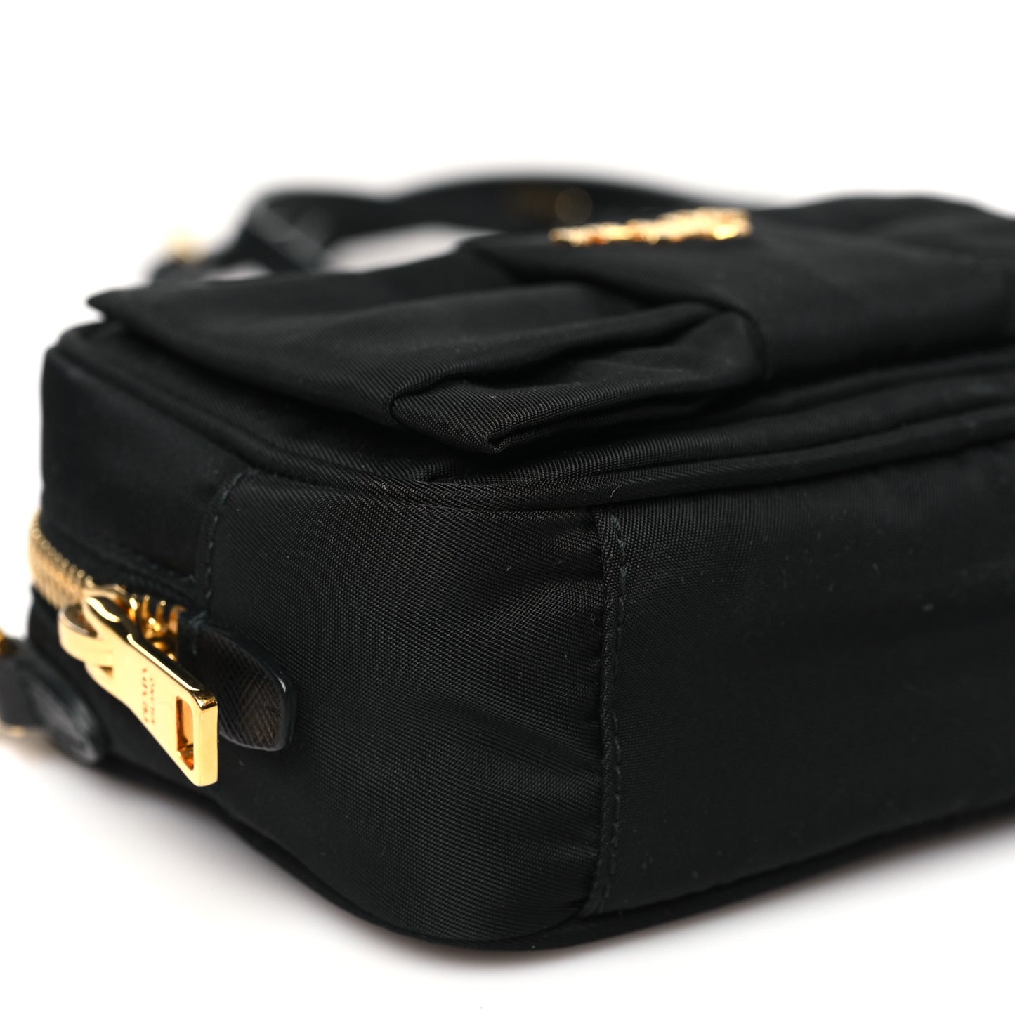 Tessuto Nylon Bow Camera Bag Black
