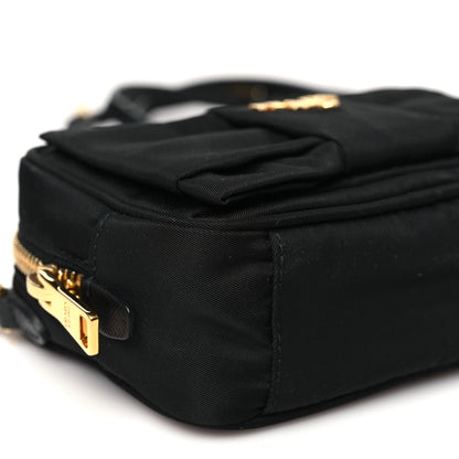 Prada Tessuto Nylon Bow Camera Bag Black 8 of 10