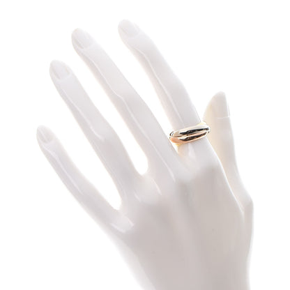 Cartier 18K Pink Yellow White Gold Small Trinity Ring 51 5.75 2 of 5