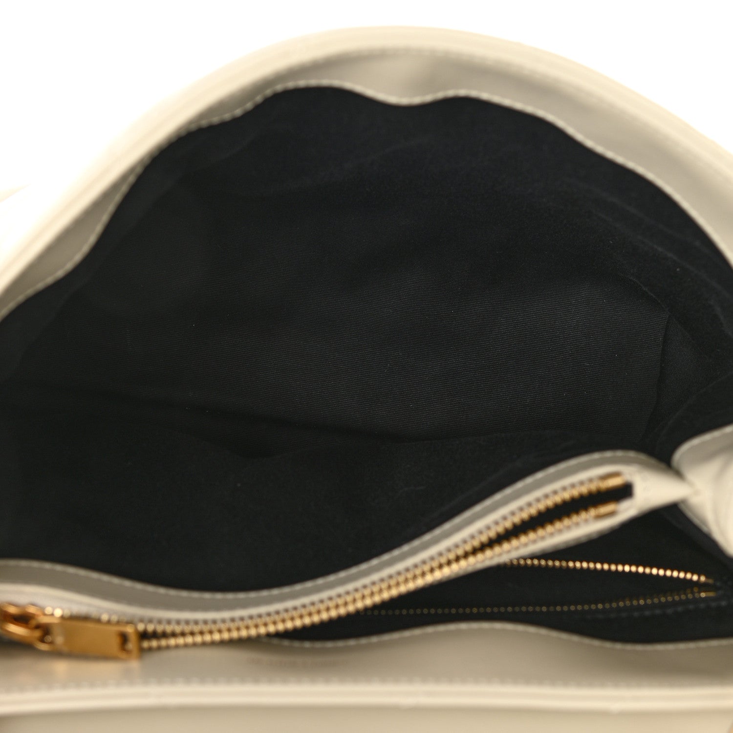 Saint Laurent Calfskin Y Quilted Monogram Medium Loulou Chain Satchel Crema Soft 5 of 12