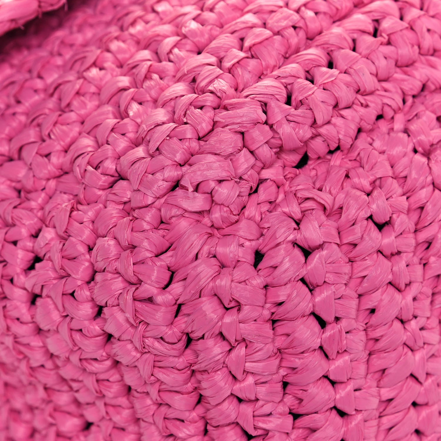Saint Laurent Raffia Calfskin Monogram Medium Niki Chain Satchel Bright Pink 10 of 13
