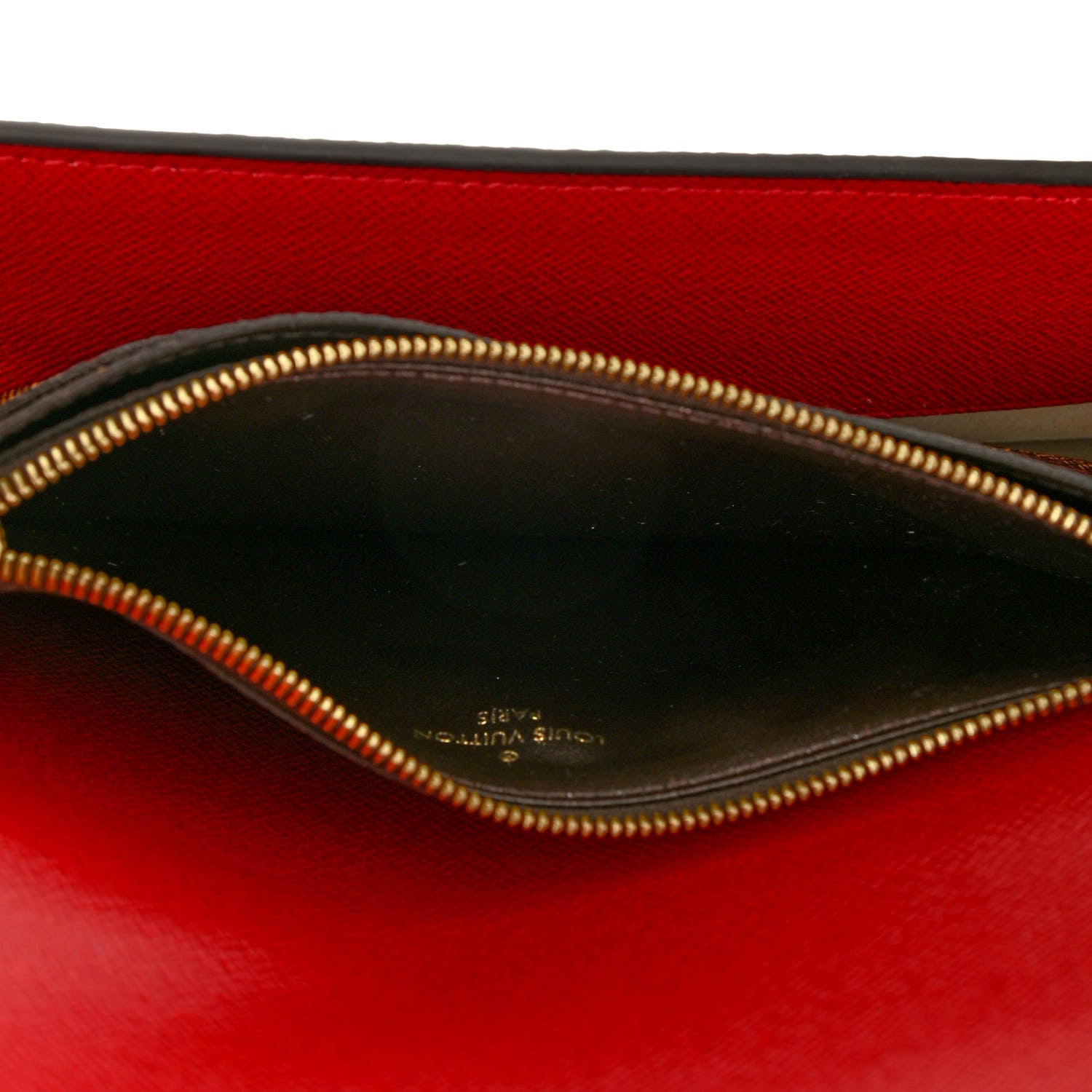 Louis Vuitton Damier Ebene Josephine Wallet Red 6 of 8