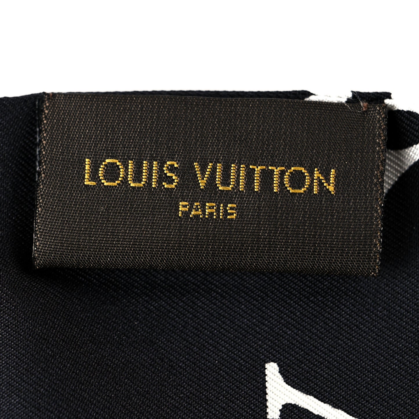 Silk Monogram Confidential Bandeau Black