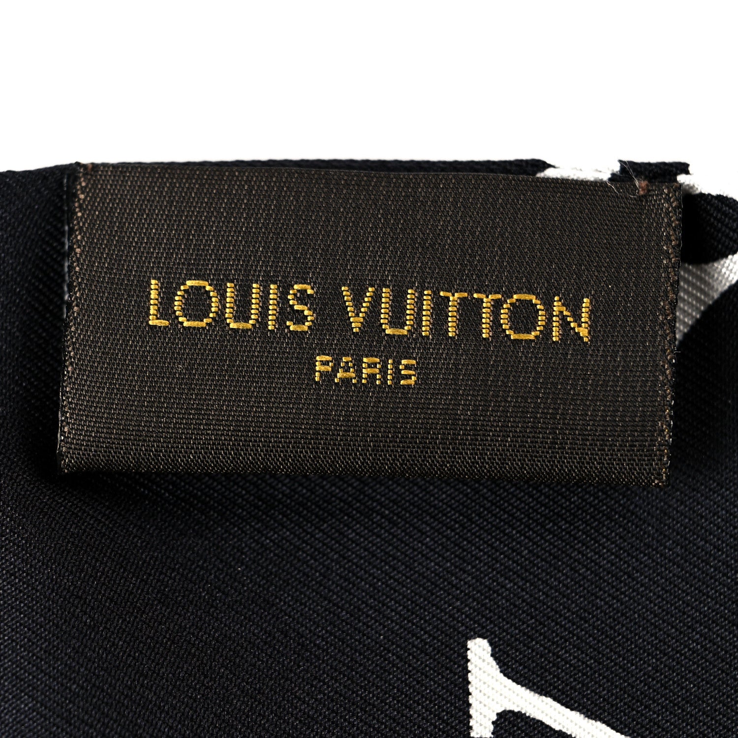Louis Vuitton Silk Monogram Confidential Bandeau Black 3 of 4