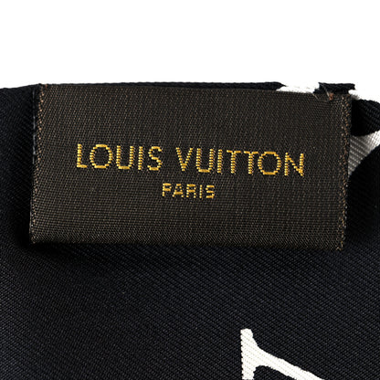 Louis Vuitton Silk Monogram Confidential Bandeau Black 3 of 4