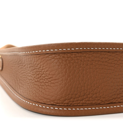 Hermes Taurillon Clemence Evelyne TPM Gold 8 of 10