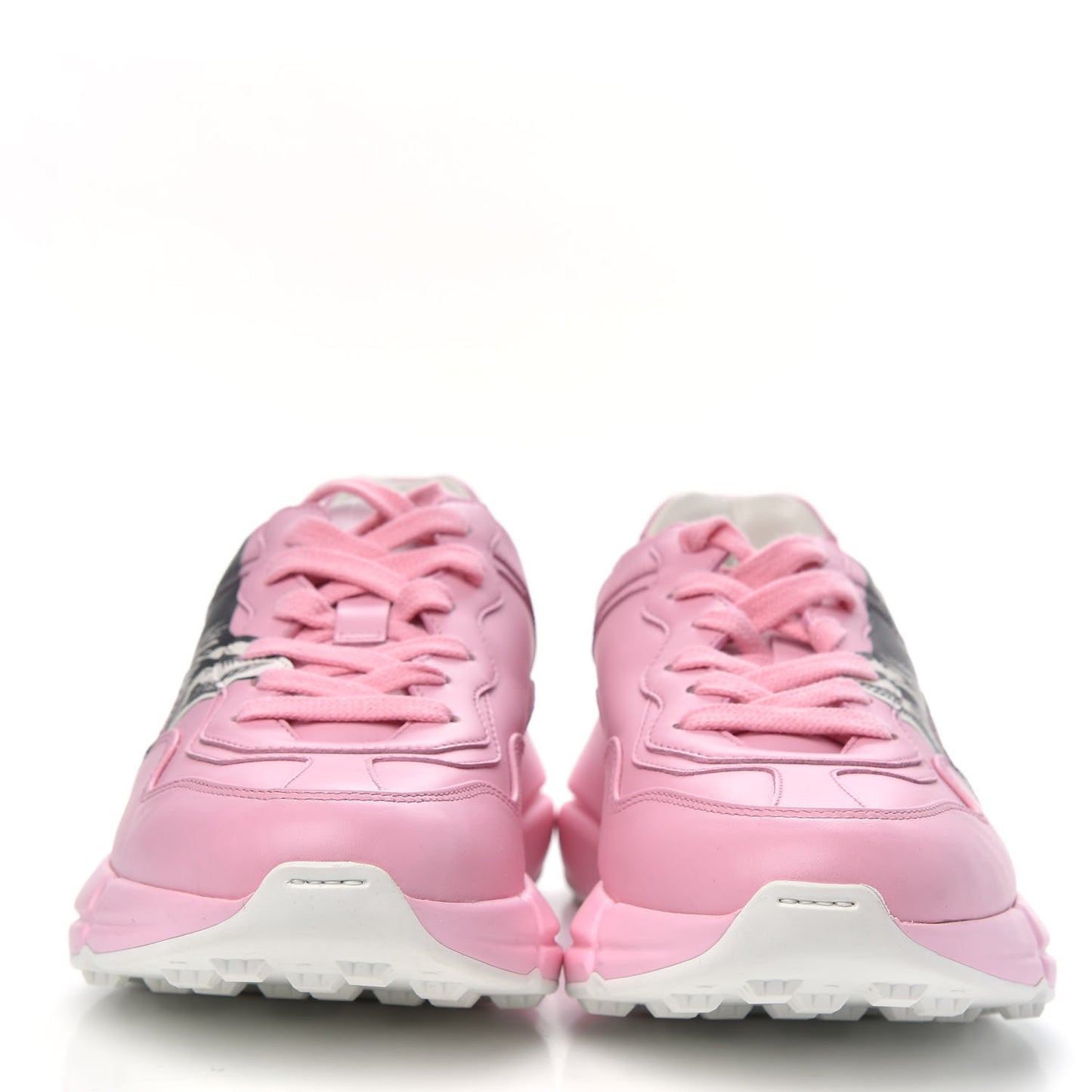 Calfskin Mystic Cat Rhyton Sneakers 38 Sugar Pink