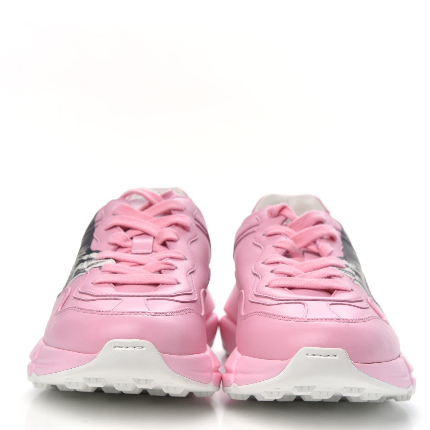 Gucci Calfskin Mystic Cat Rhyton Sneakers 38 Sugar Pink 2 of 9