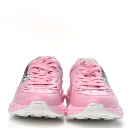 Gucci Calfskin Mystic Cat Rhyton Sneakers 38 Sugar Pink 2 of 9