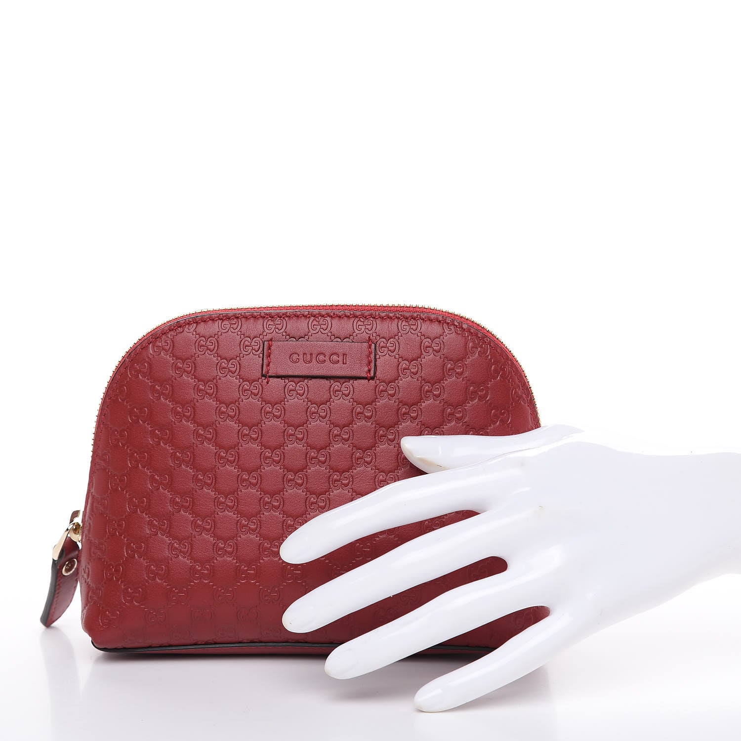Gucci Microguccissima GG Cosmetic Case Red 2 of 11