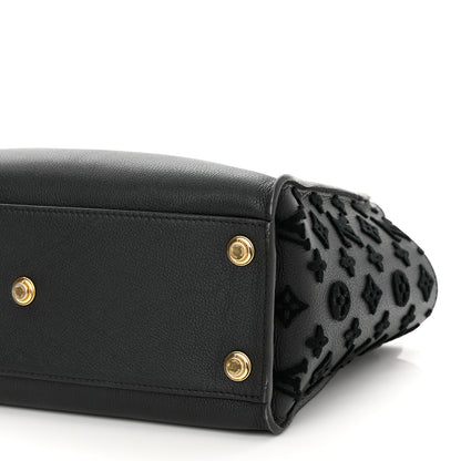 Louis Vuitton Calfskin Monogram Tufting On My Side Black 9 of 14