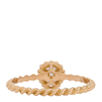 Boucheron 18K Yellow Gold Diamond XS Serpent Boheme Ring 59 8.75 3 of 5