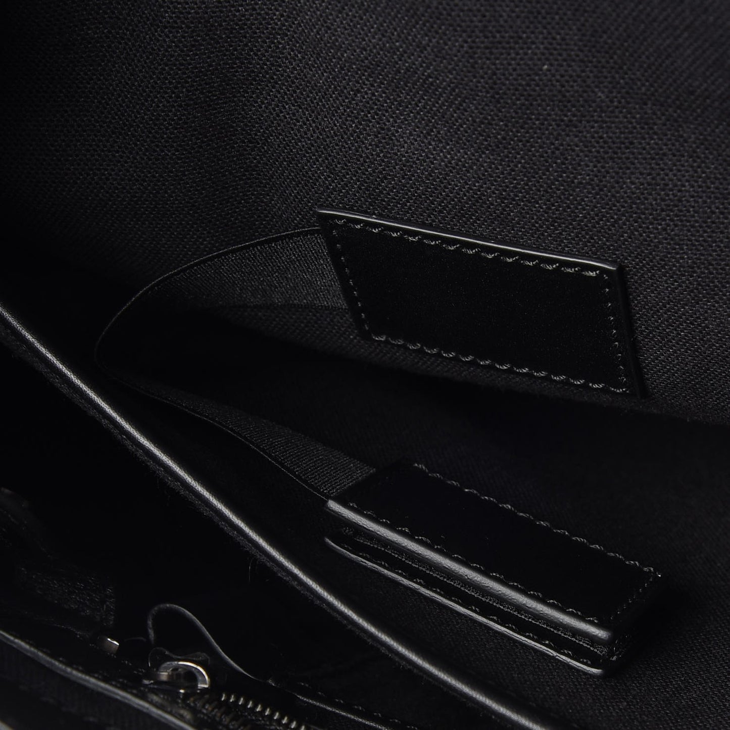 Calfskin Somerton Briefcase Black
