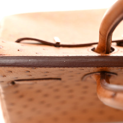 Hermes Ostrich Birkin 30 Gold 14 of 20