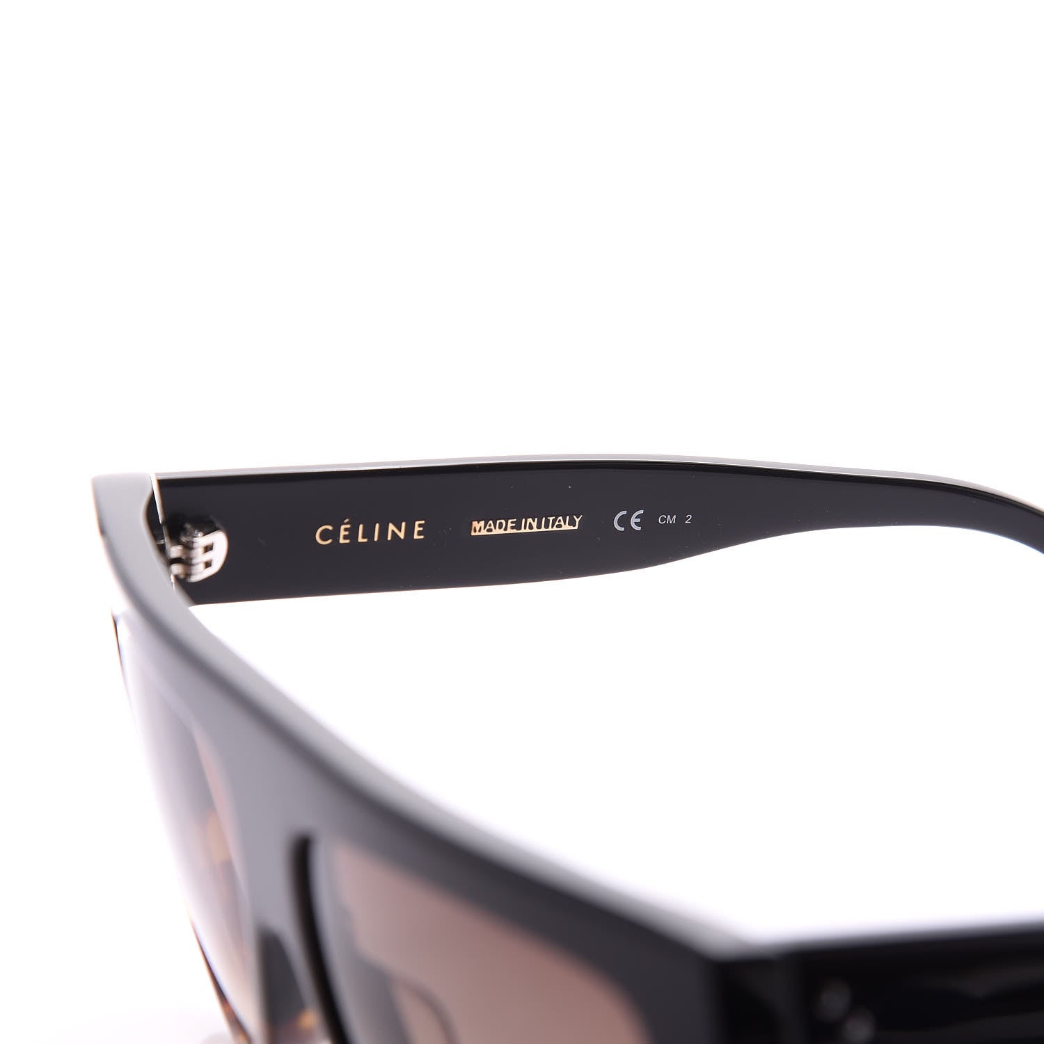 Celine Shadow Sunglasses CL 41026/S Black Havana 6 of 7