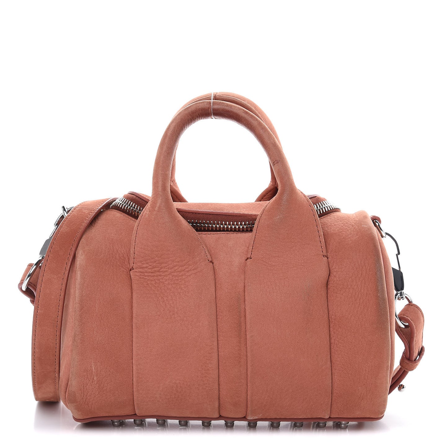 Nubuck Mini Rockie Silver Hardware Terra Cotta