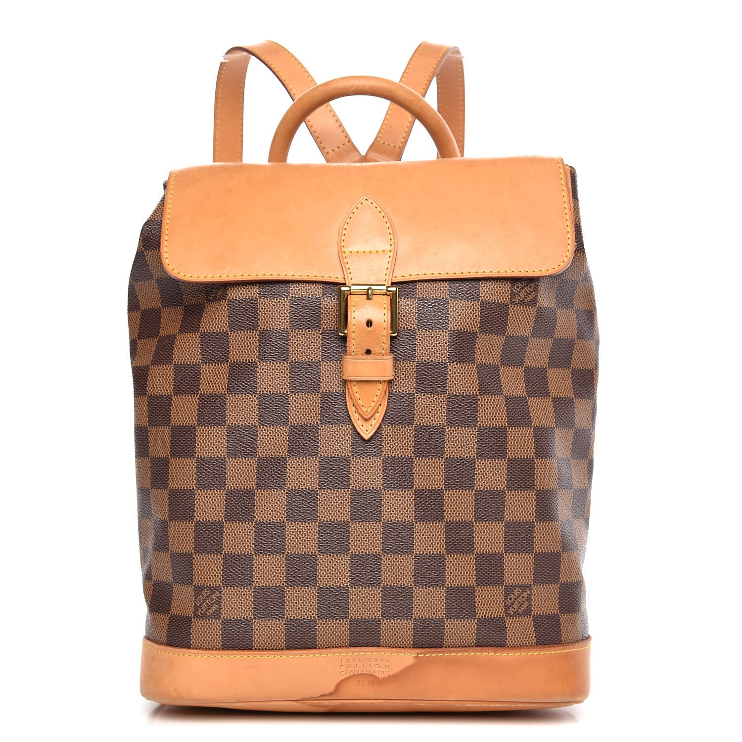 Louis Vuitton Damier Ebene Soho Centenaire Backpack 1 of 11