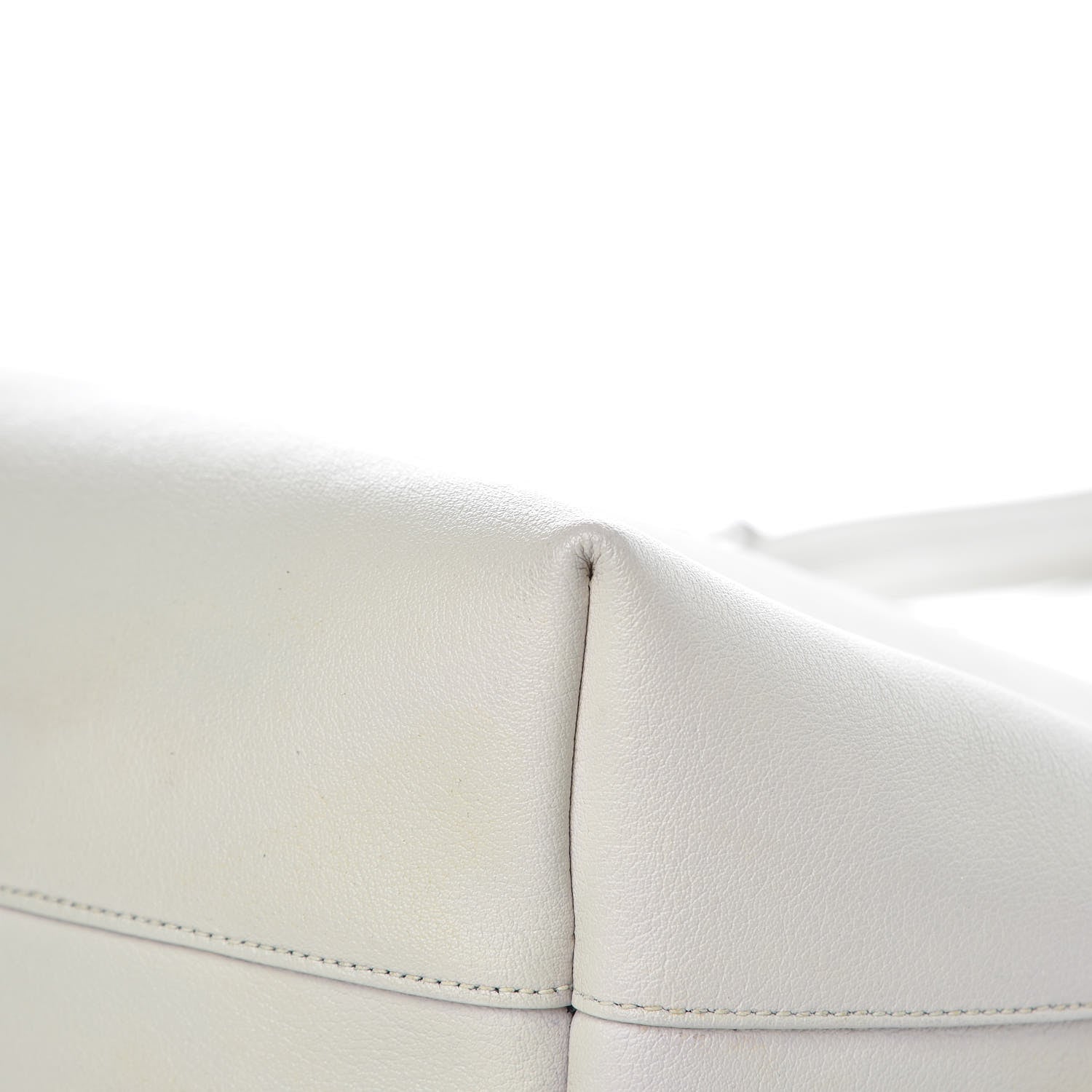 Saint Laurent Calfskin Large Shopping Tote Porcellana 11 of 15