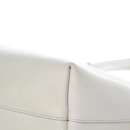 Saint Laurent Calfskin Large Shopping Tote Porcellana 11 of 15
