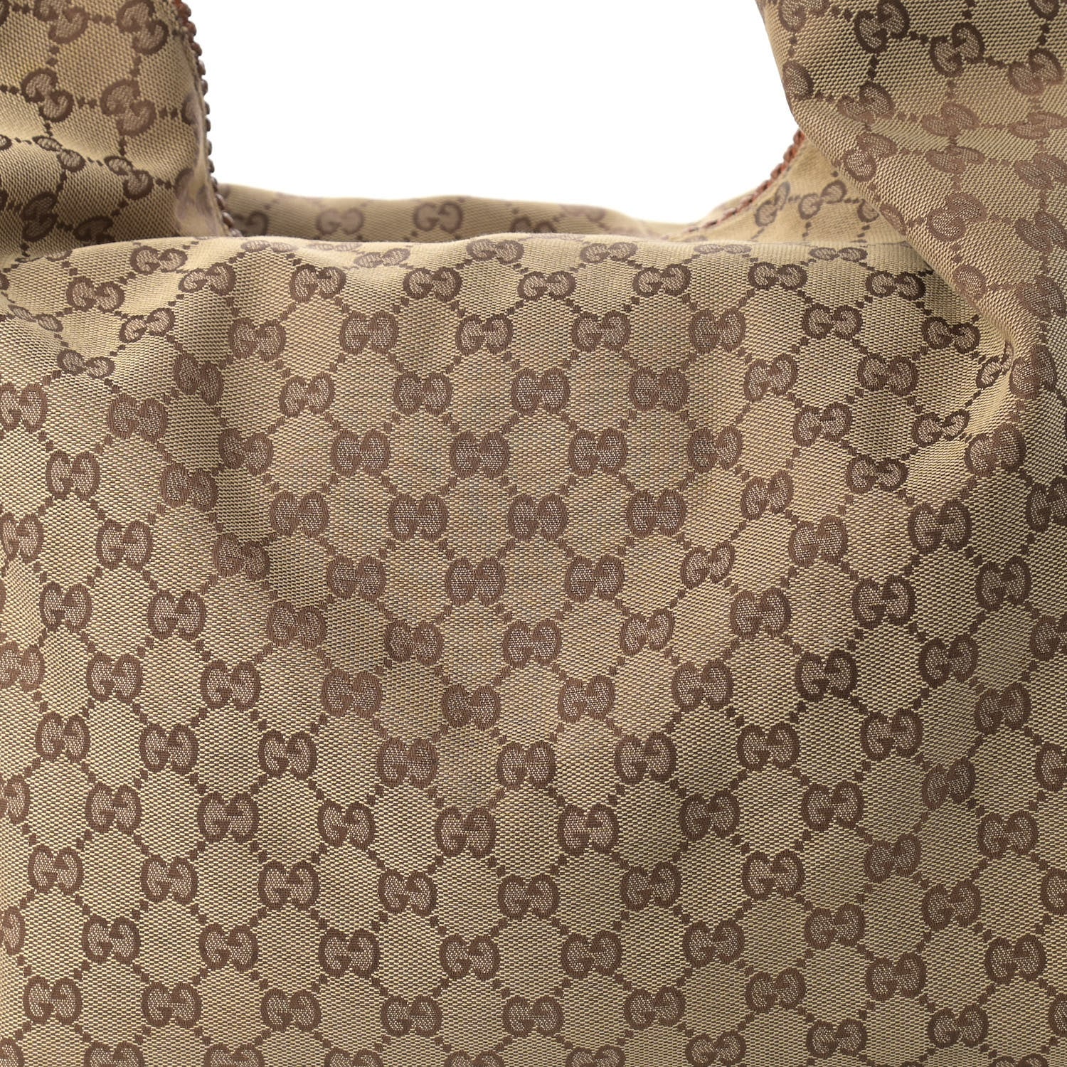 Gucci Monogram Large Horsebit Chain Hobo Brown 7 of 17