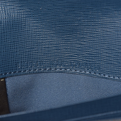Fendi Vitello Elite Bi-Color Simply Continental Wallet Lavanda Cobalt 6 of 7