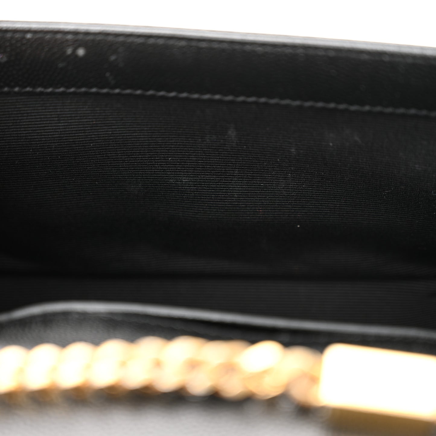 Grain De Poudre Small Monogram Kate Satchel Black