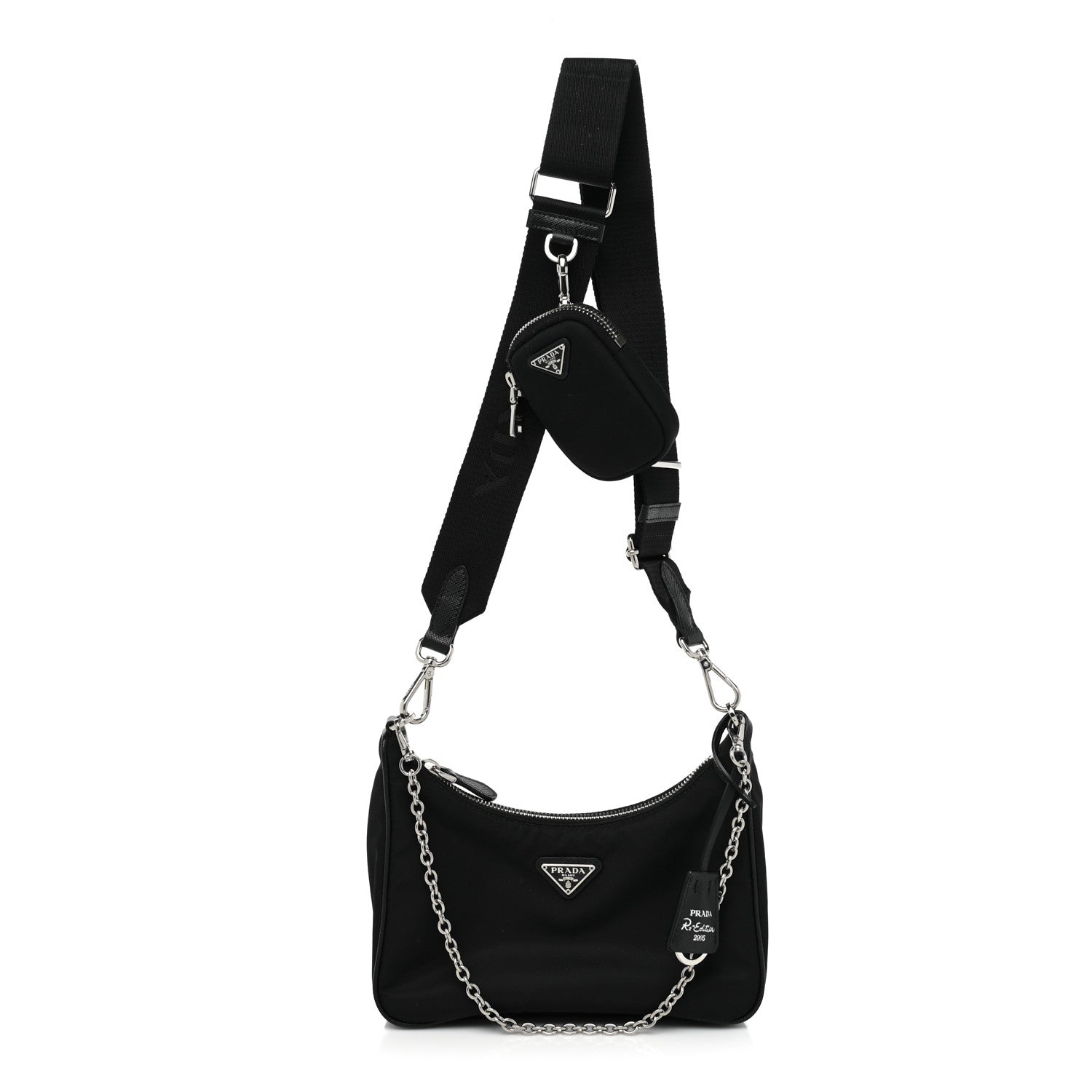 Prada Nylon Re-Edition 2005 Shoulder Bag Black 1 of 10