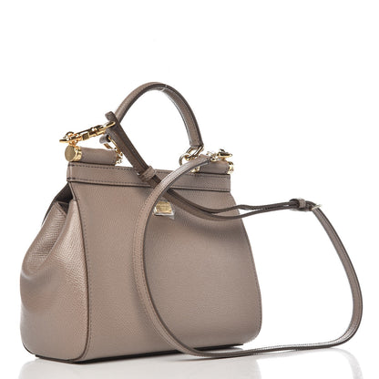Dolce & Gabbana Dauphine Love Small Miss Sicily Satchel Grey 3 of 6