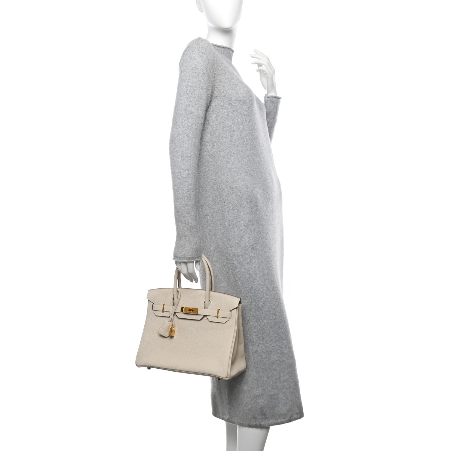Hermes Togo Birkin 30 Craie 2 of 11