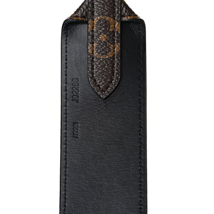 Louis Vuitton Monogram Bandouliere Shoulder Strap Black 4 of 5