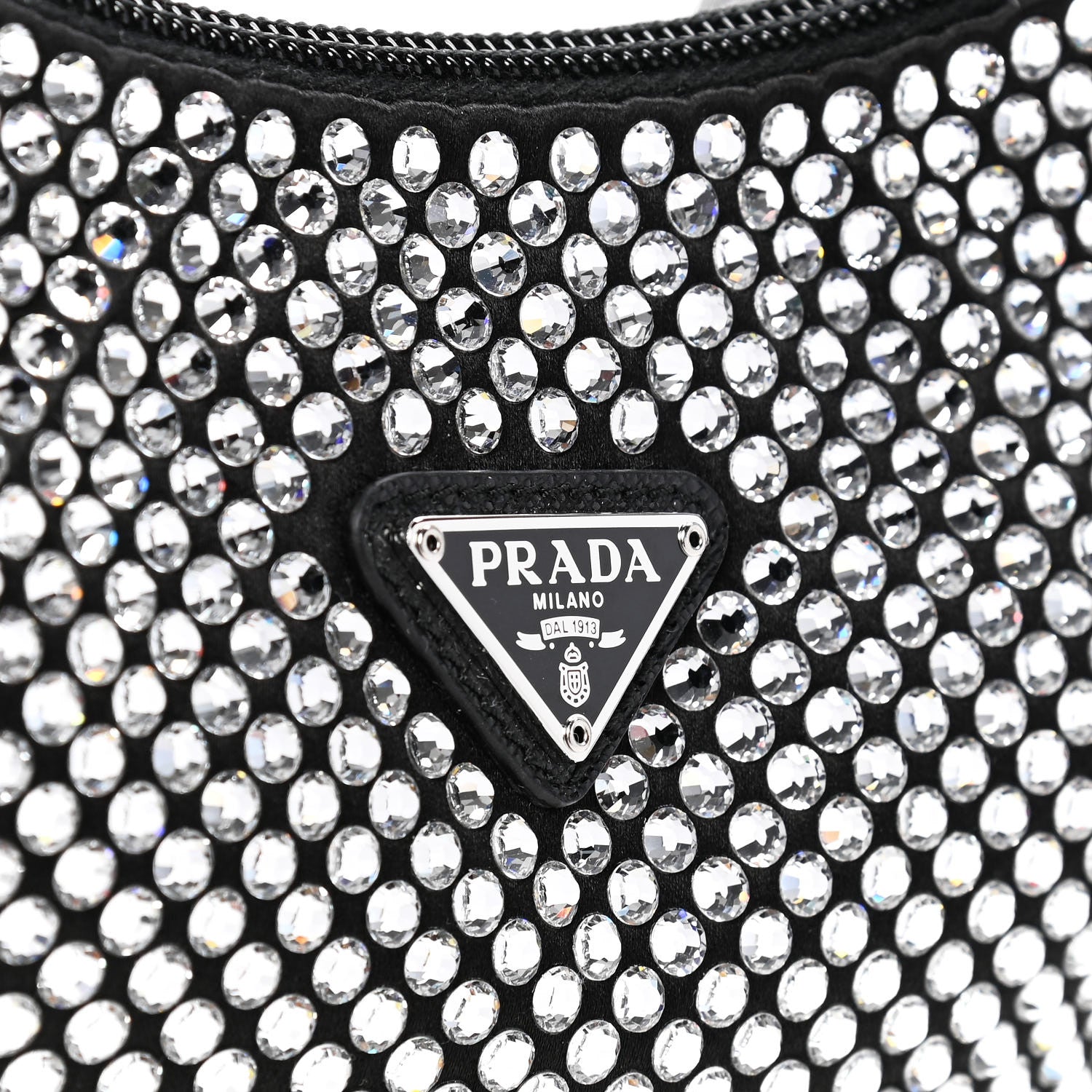 Prada Satin Crystal Mini Re-Edition 2000 Bag Cristal 5 of 5
