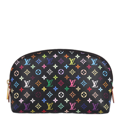 Louis Vuitton Monogram Multicolor Cosmetic Pouch Black Grenade 1 of 9