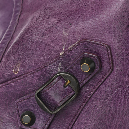 Balenciaga Agneau Classic Hardware Work Raisin 12 of 15