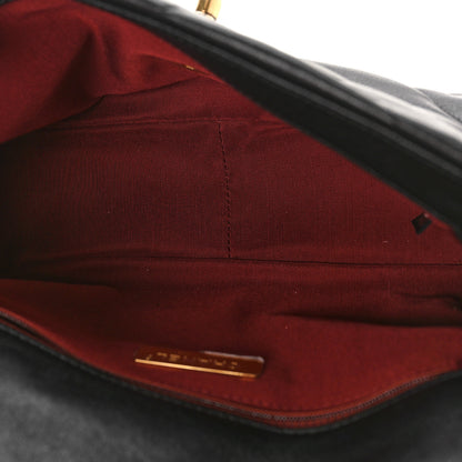 Chanel Lambskin Quilted Medium Chanel 19 Flap Black 5 of 9