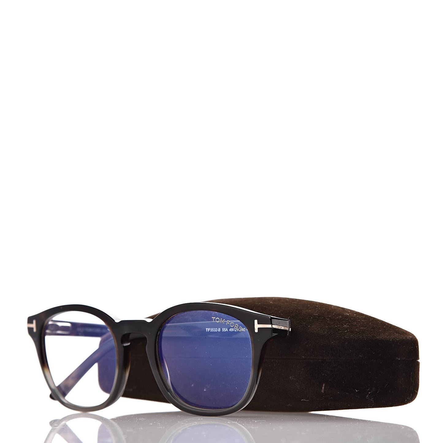 Clip On Sunglasses TF5532 Tortoise