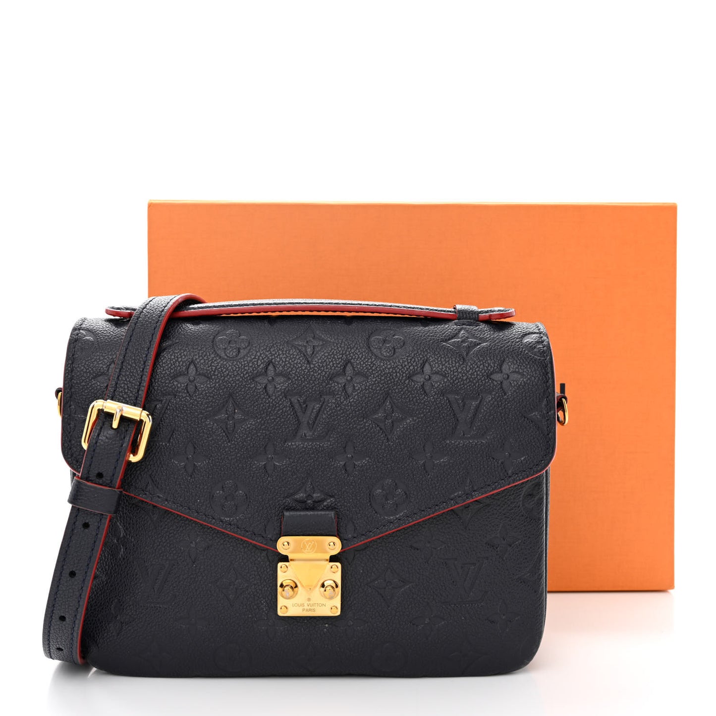 Empreinte Pochette Metis Marine Rouge