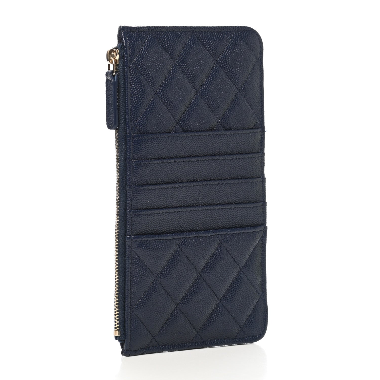 Chanel Caviar Quilted Classic iPhone Pouch Navy 3 of 8