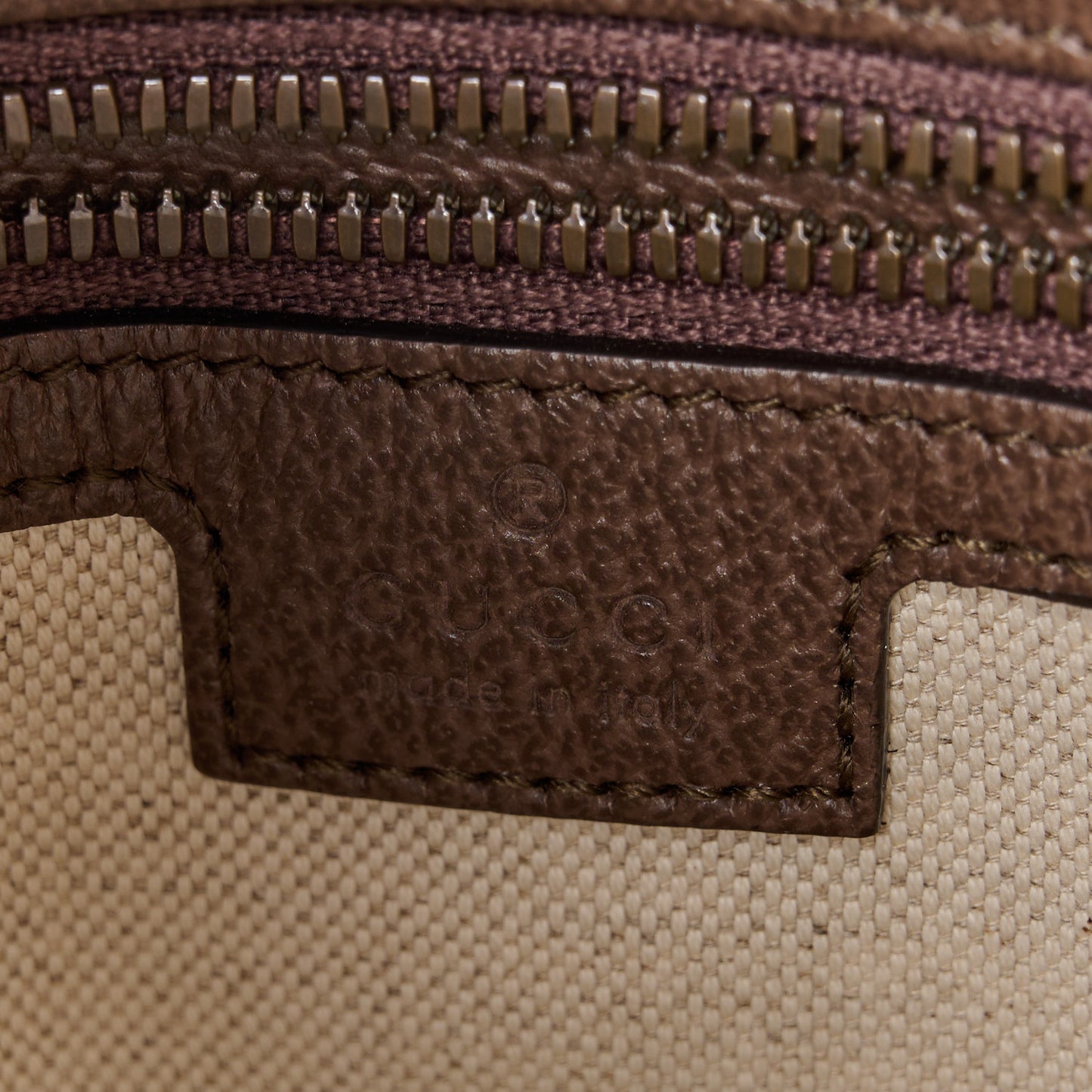 GG Supreme Monogram Web Small Ophidia Messenger Bag Brown
