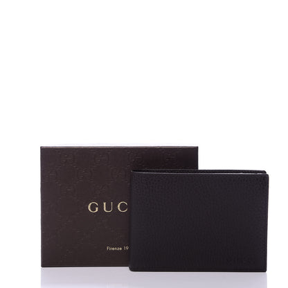 Gucci Dollar Calfskin Bi-Fold Wallet Dark Brown 7 of 7