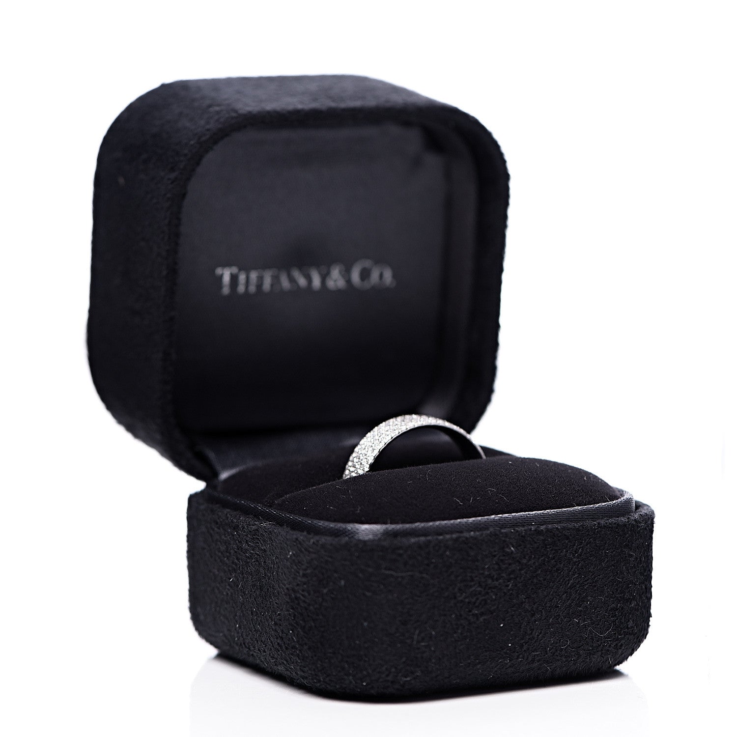 Tiffany 18K White Gold Diamond Metro Five-Row Ring 53 6.5 6 of 6