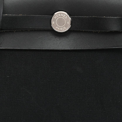Hermes Toile Herbag TPM Natural Black 7 of 12