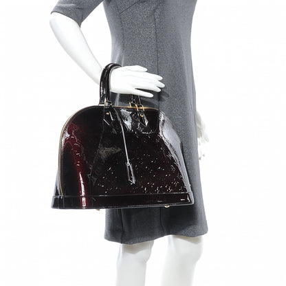 Louis Vuitton Vernis Alma GM Amarante 2 of 8