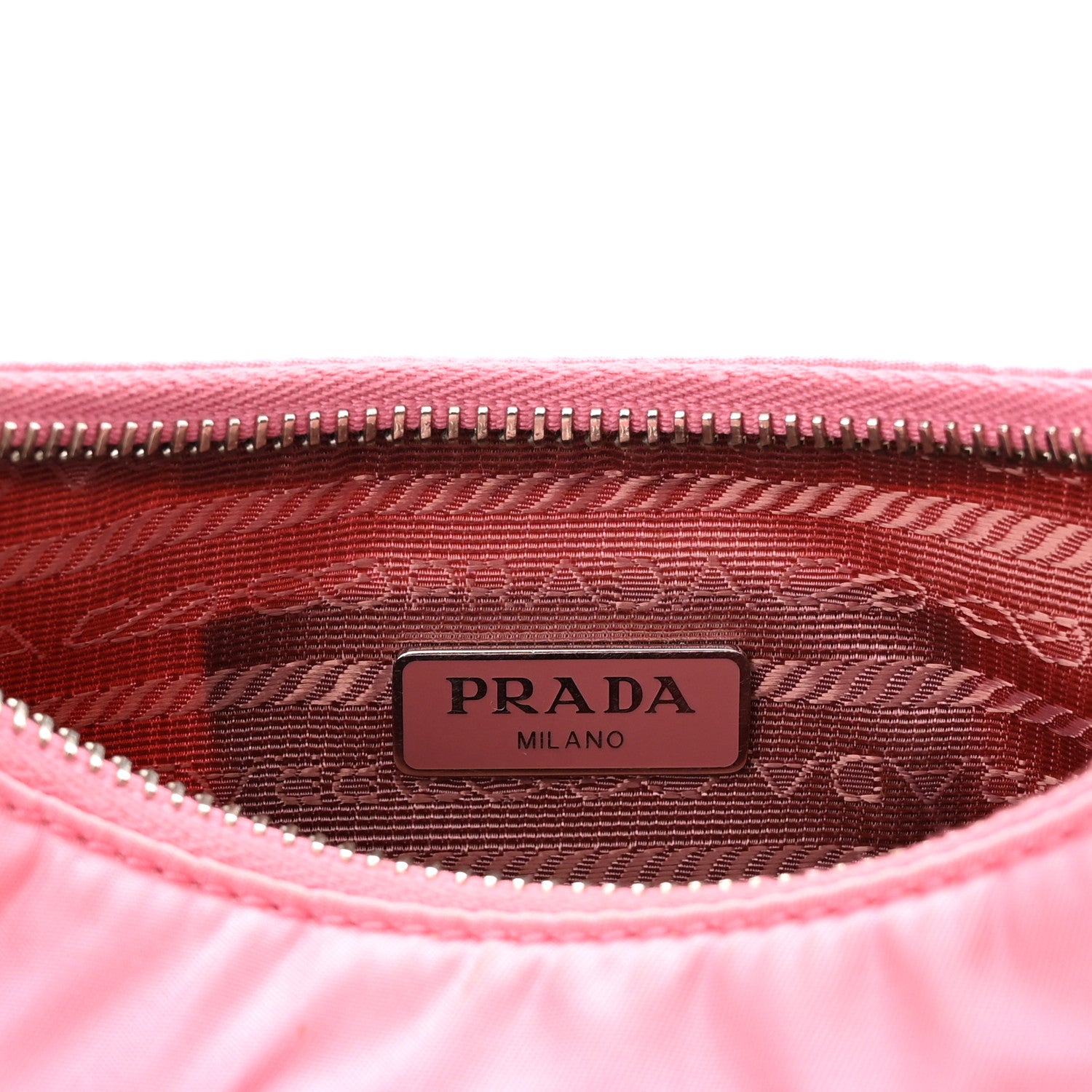 Prada Nylon Re-Edition 2005 Shoulder Bag Begonia 6 of 11