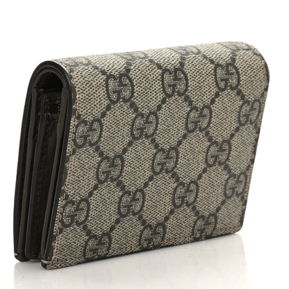Gucci GG Supreme Monogram Card Case Beige 3 of 6